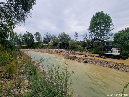 Izgradnja protipoplavnega nasipa Šmarca–Nožice, t. i. etapa 1 (2)